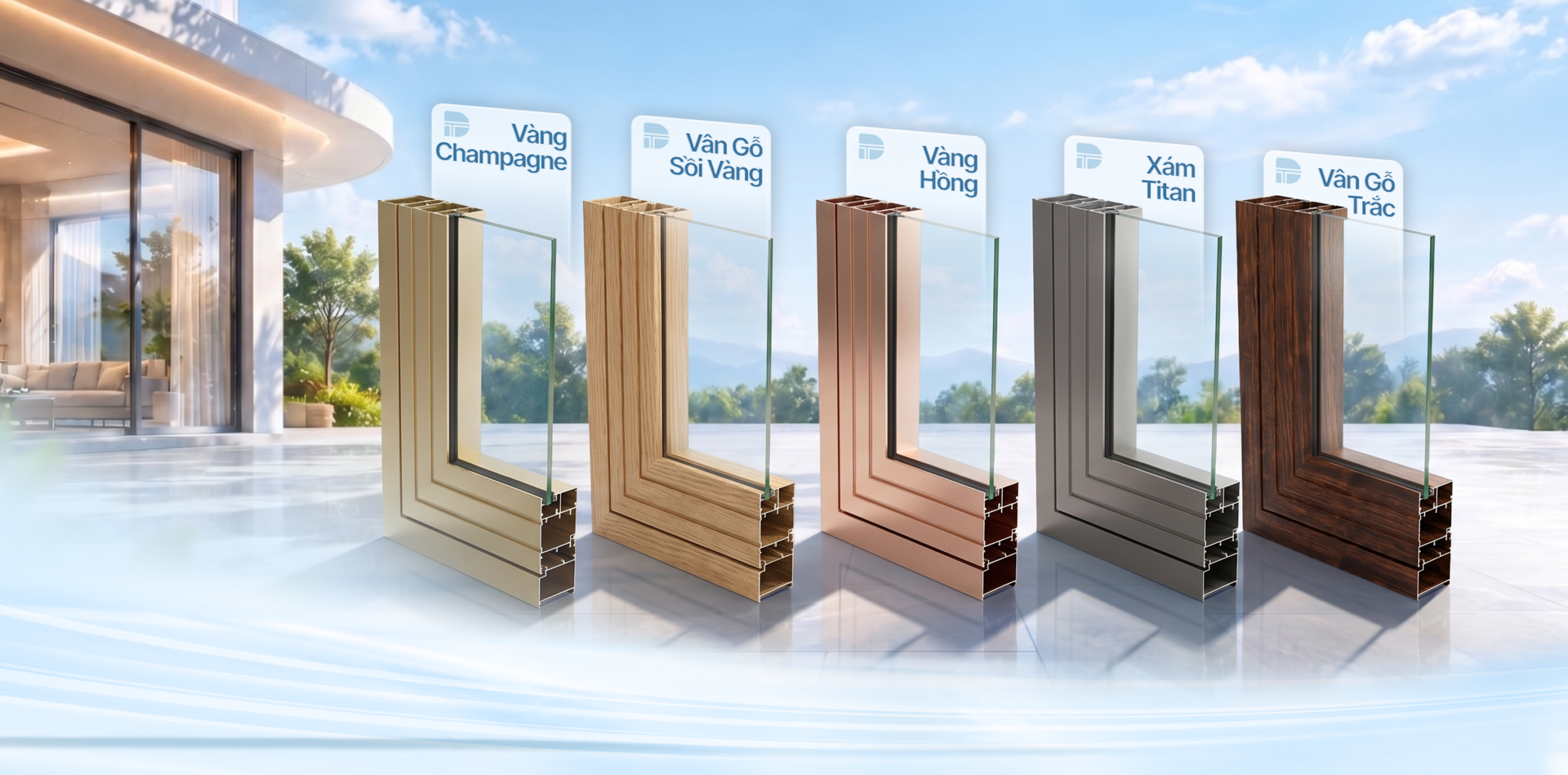 cửa màu đẹp nhất